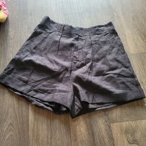 Modern Citizen High Waist Black Shorts